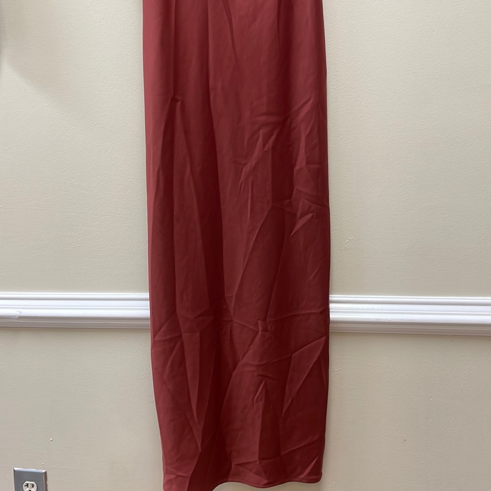 BHLDN Cali Satin Charmeuse Midi Dress By Anthropologie!!🔥🔥🔥 - Picture 7 of 16